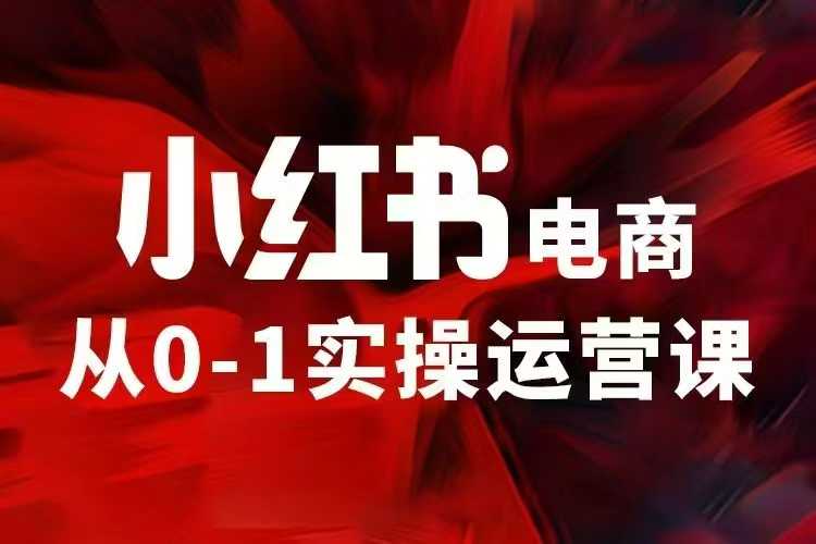 小红书电商运营，97节小红书vip内部课，带你实现小红书赚钱-8U创业网