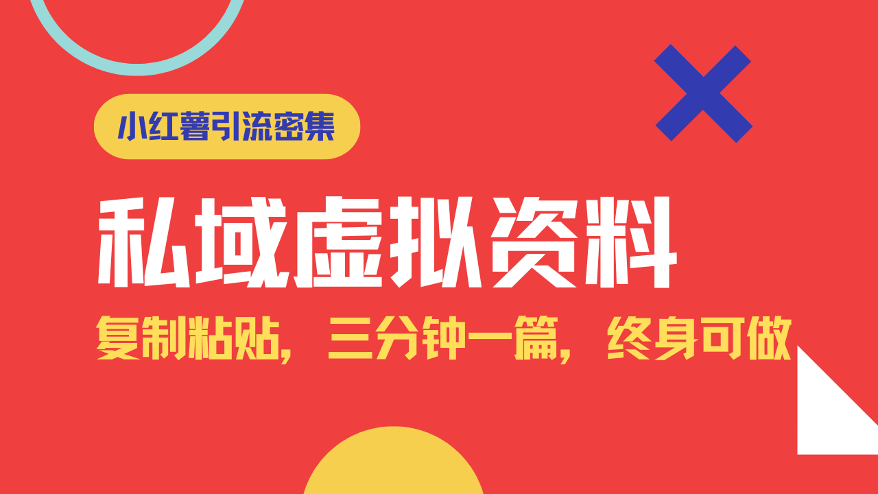 小红书引流私域旅游虚拟资料玩法，复制粘贴，三分钟一篇图文，日入1000…-8U创业网