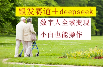 银发赛道+deepseek数字人全域变现，小白也能操作-8U创业网