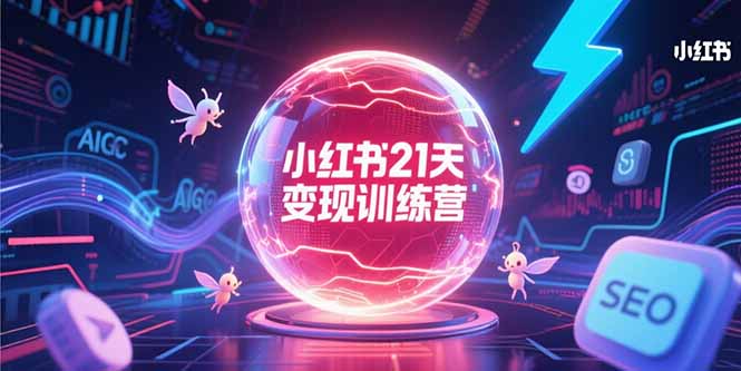 （15328期）小红书21天变现训练营，AIGC工具高效应用，SEO优化核心技巧-8U创业网