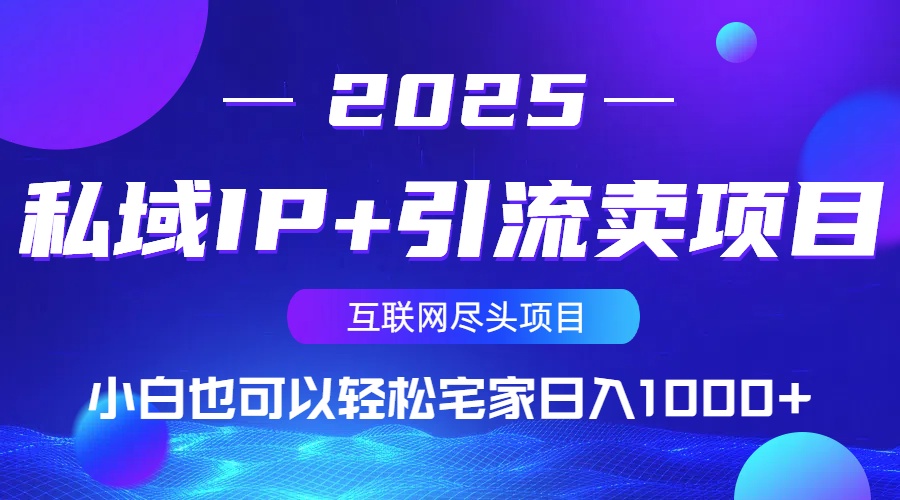 （14151期）私域IP+引流卖项目，小白也可以做到轻松宅家日入1000+-8U创业网
