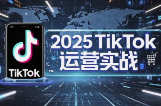2025TikTok电商运营，掌握TikTok店铺运营核心技巧，实现低成本高转化-8U创业网