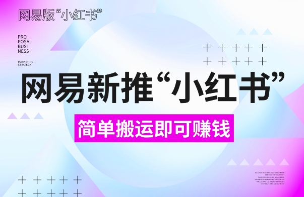 网易官方新推“小红书”，搬运即有收益，新手小白千万别错过(附详细教程)【揭秘】-8U创业网