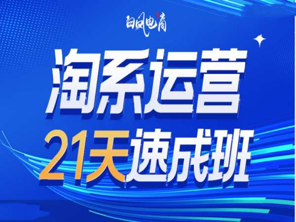 淘系运营21天速成班35期，年前最后一波和2025方向-8U创业网