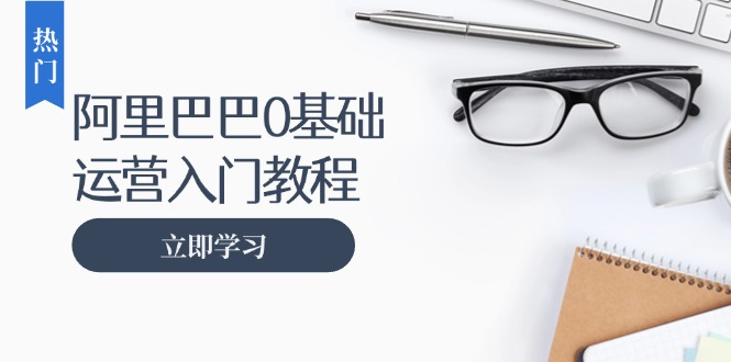 阿里巴巴运营零基础入门教程：涵盖开店、运营、推广，快速成为电商高手-8U创业网