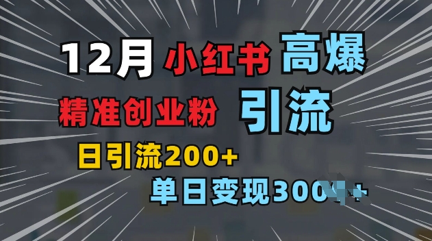小红书一张图片“引爆”创业粉，单日+200+精准创业粉 可筛选付费意识创业粉【揭秘】-8U创业网