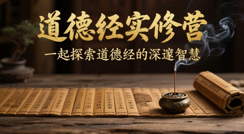 道德经实修营，一起探索道德经的深邃智慧-8U创业网